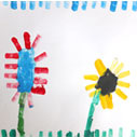 Kartoffeldruck - Lina (5 Jahre)